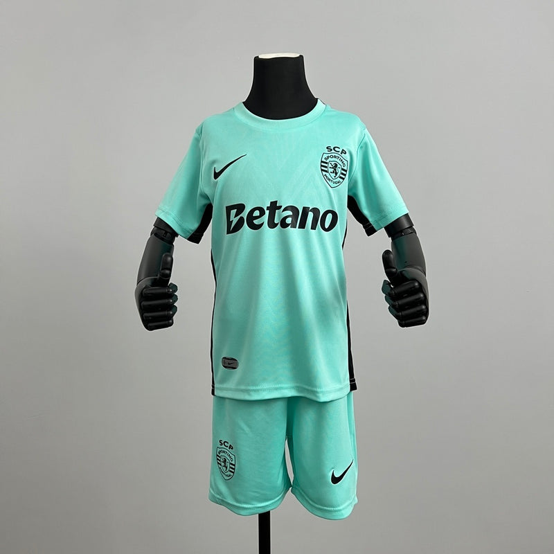 Kit Criança Sporting 3º equipamento 25-26 - Liga Betclic