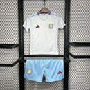 Kit Criança Aston Villa Alternativa 24-25 - Premier League