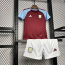 Kit Criança Aston Villa Principal 24-25 - Premier League
