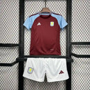 Kit Criança Aston Villa Principal 24-25 - Premier League