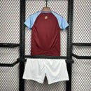 Kit Criança Aston Villa Principal 24-25 - Premier League