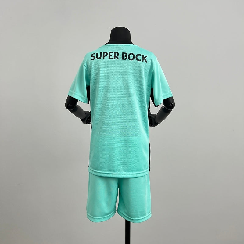 Kit Criança Sporting 3º equipamento 25-26 - Liga Betclic