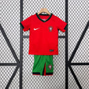 Kit Criança Seleção Portugal Principal - Euro 2024