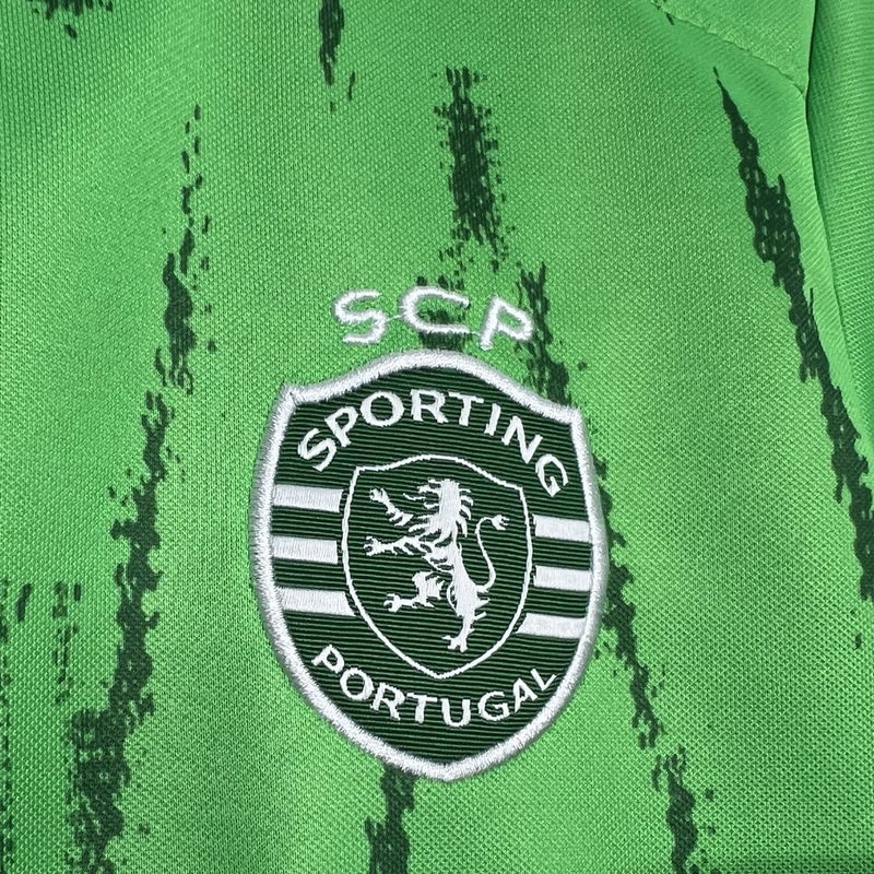 Kit Criança Sporting 3º Equipamento 24-25 - Liga Betclic