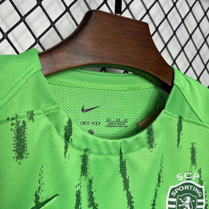 Kit Criança Sporting 3º Equipamento 24-25 - Liga Betclic