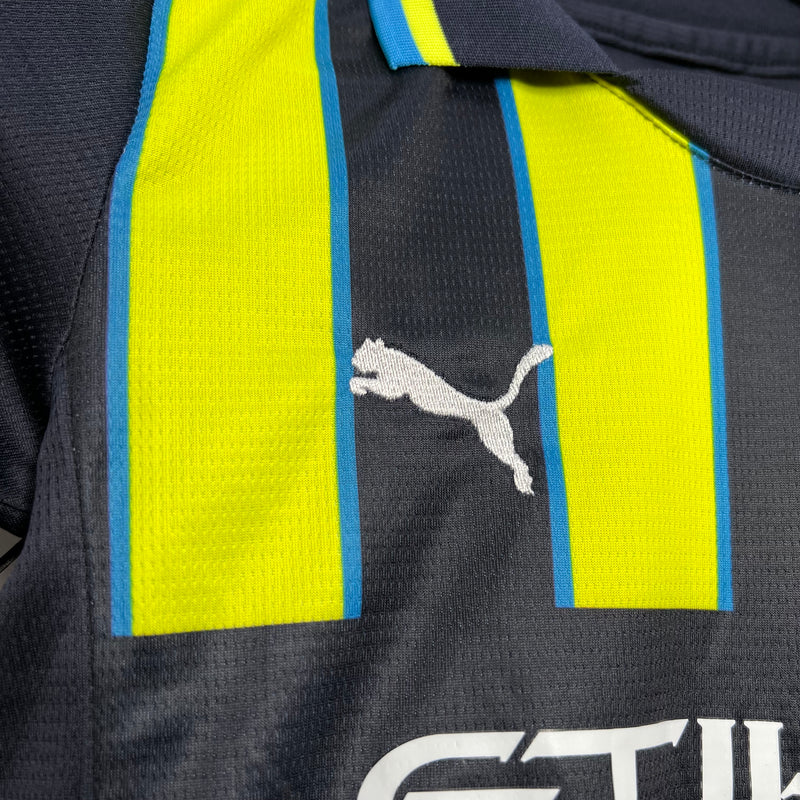 Kit Criança Manchester City Alternativa 24-25 - Premier League