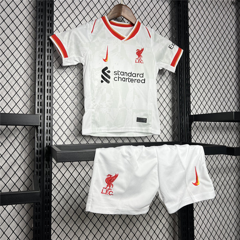 Kit Criança Liverpool 3º Equipamento 24-25 - Premier League