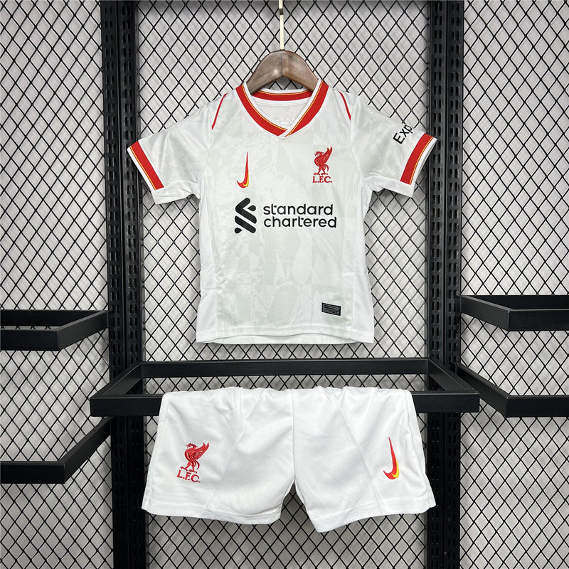 Kit Criança Liverpool 3º Equipamento 24-25 - Premier League