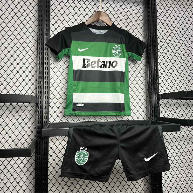 Kit Criança Sporting Principal 24-25 - Liga Betclic