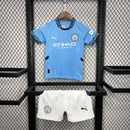 Kit Criança Manchester City Principal 24-25 - Premier League