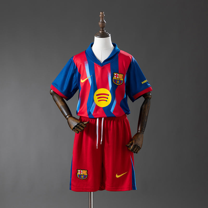 Kit Criança Barcelona 4º equipamento 25-26 - La Liga