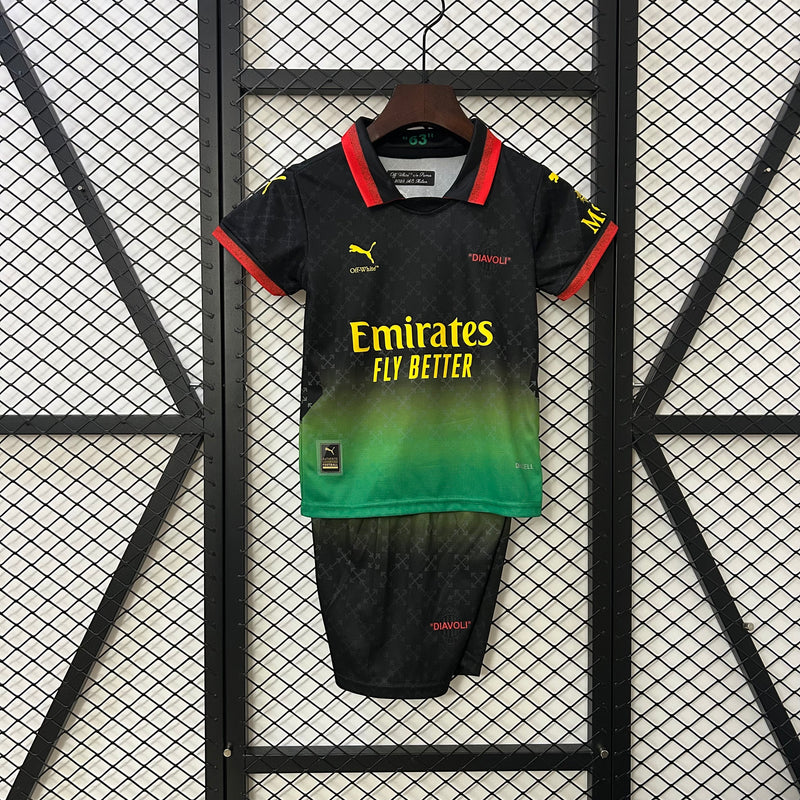 Kit Criança AC Milan Special Edition 25-26 - Serie A