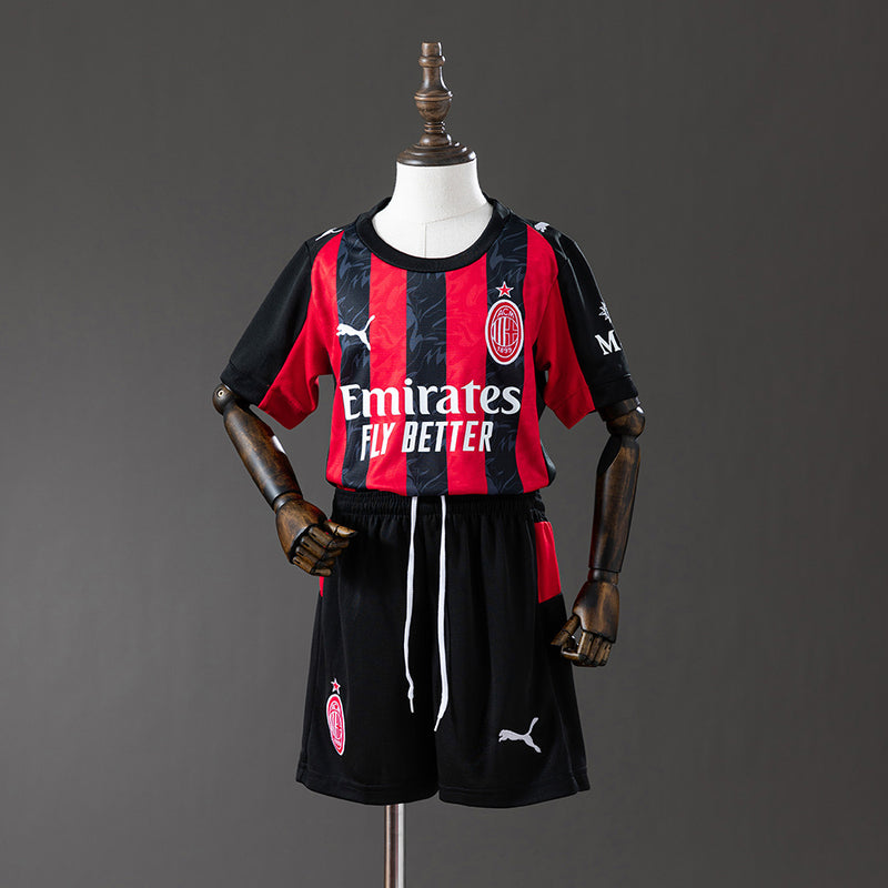 Kit Criança AC Milan Principal 25-26 - Serie A
