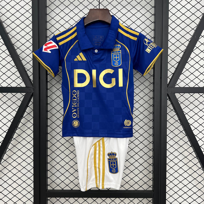 Kit Criança Real Oviedo Principal 25-26 - La Liga