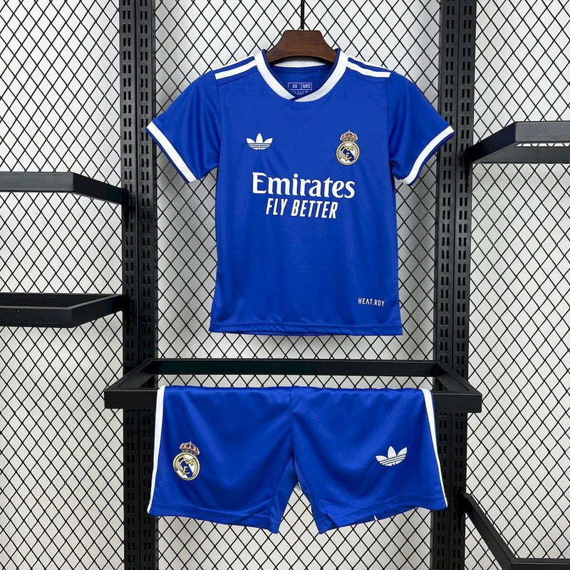 Kit Criança Real Madrid 3º Equipamento 25-26 - La Liga