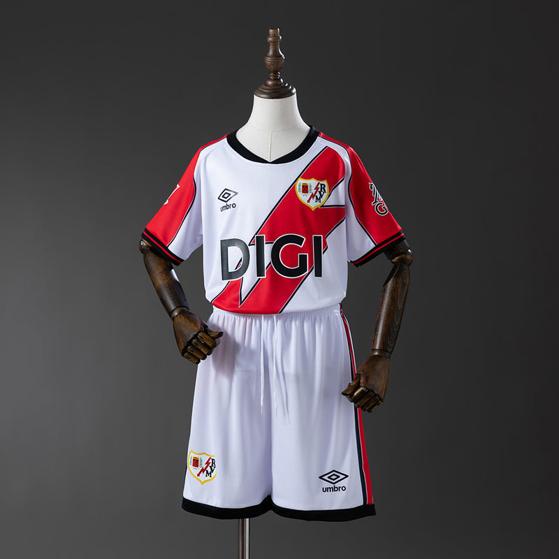 Kit Criança Rayo Vallecano Principal 25-26 - La Liga