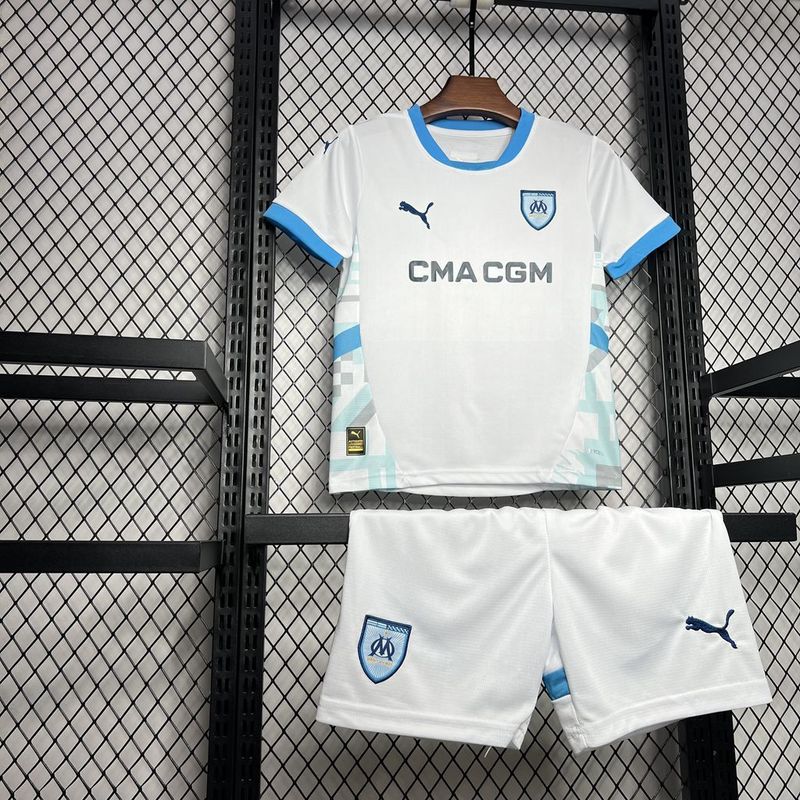 Kit Criança Marselha Principal 24-25 - Ligue 1