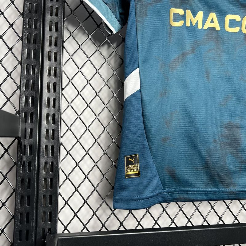 Kit Criança Marselha Alternativa 24-25 - Ligue 1