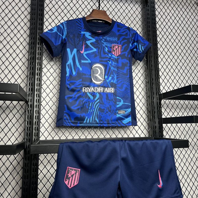 Kit Criança Atlético Madrid 3º Equipamento 24-25 - La Liga