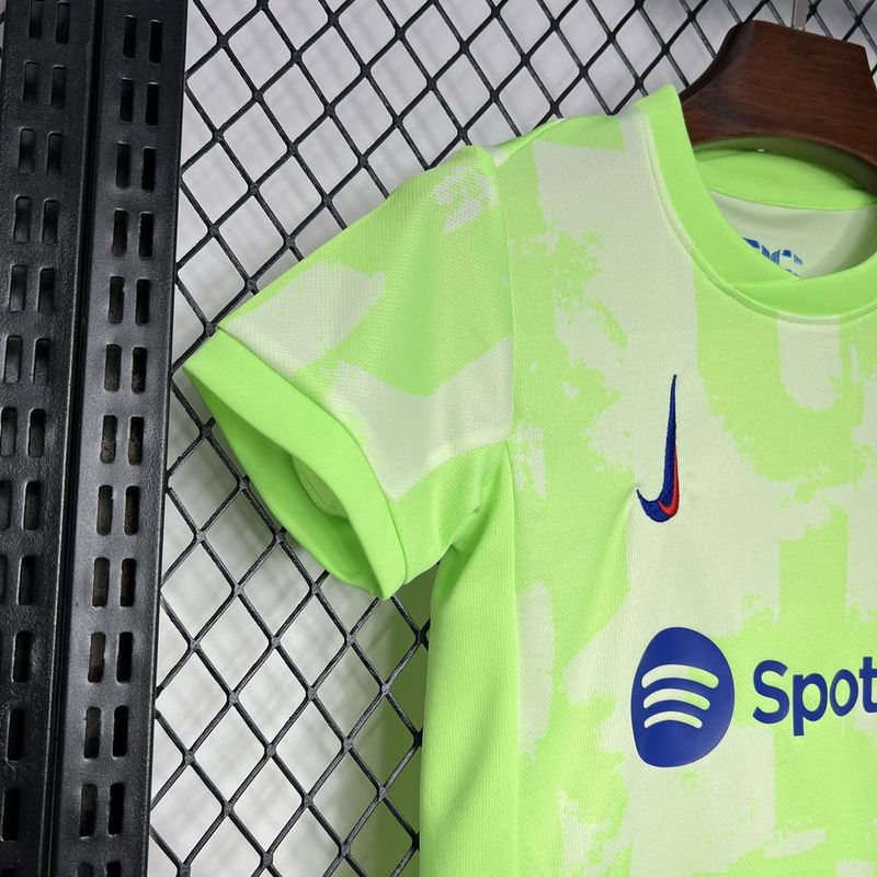 Kit Criança Barcelona 3º Equipamento 24-25 - La Liga