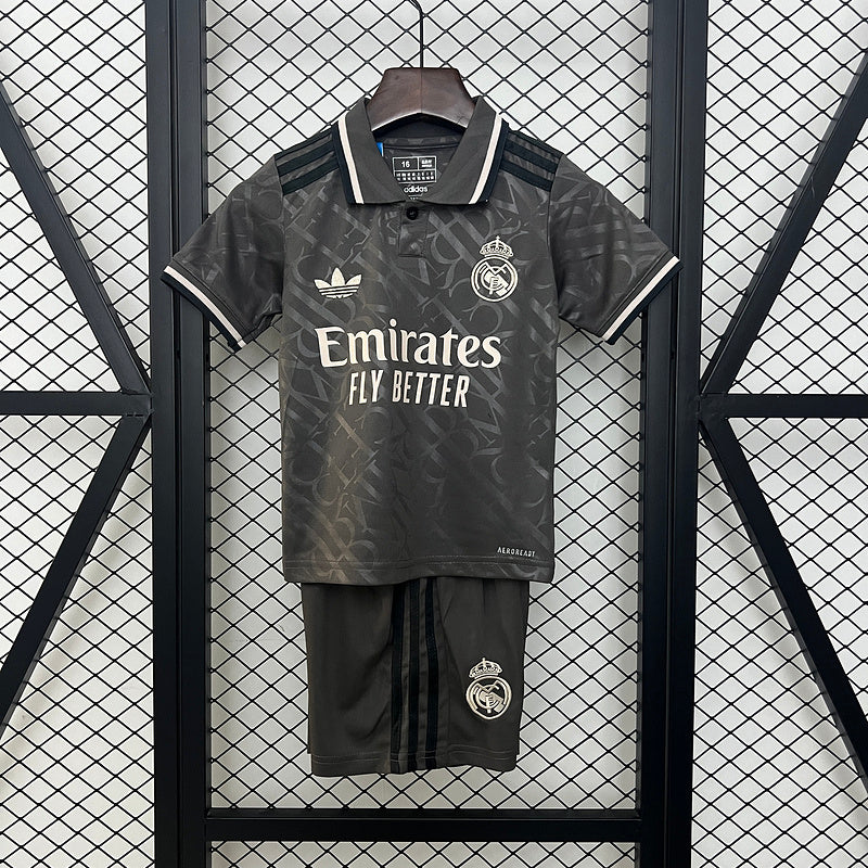 Kit Criança Real Madrid 3º Equipamento 24-25 - La Liga