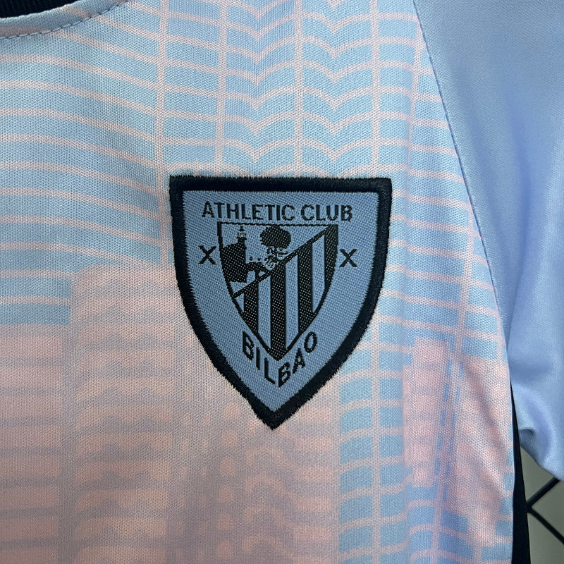 Kit Criança Athletic Bilbao 3º Equipamento 24-25 - La Liga