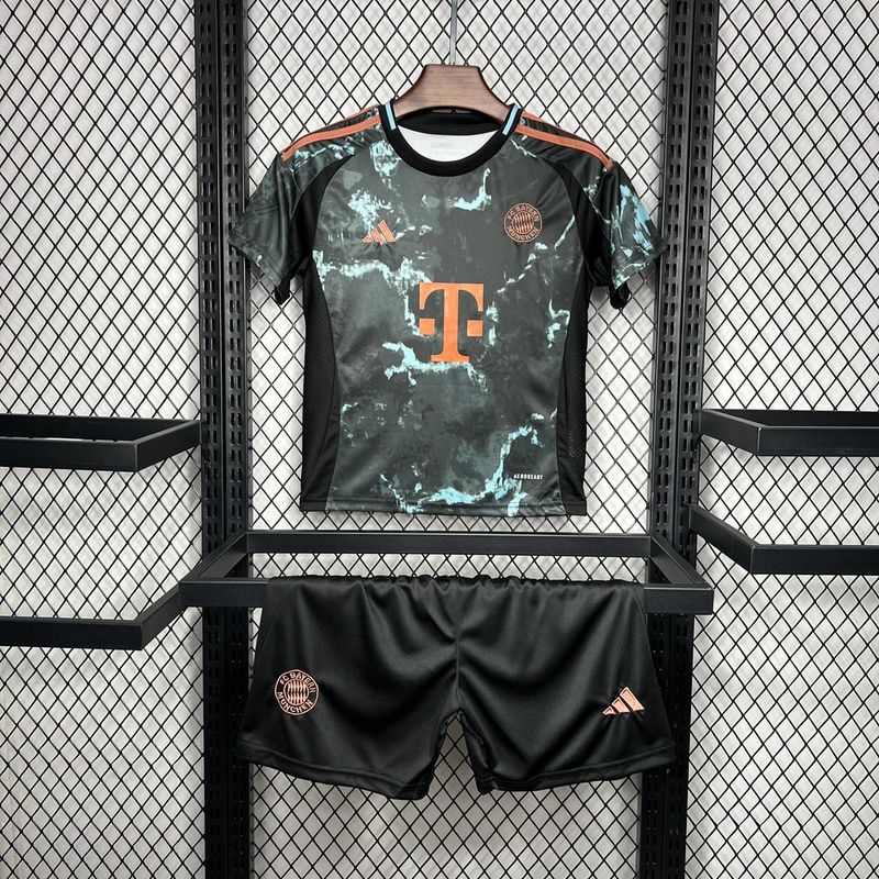 Kit Criança Bayern Munich Alternativa 24-25 - Bundesliga