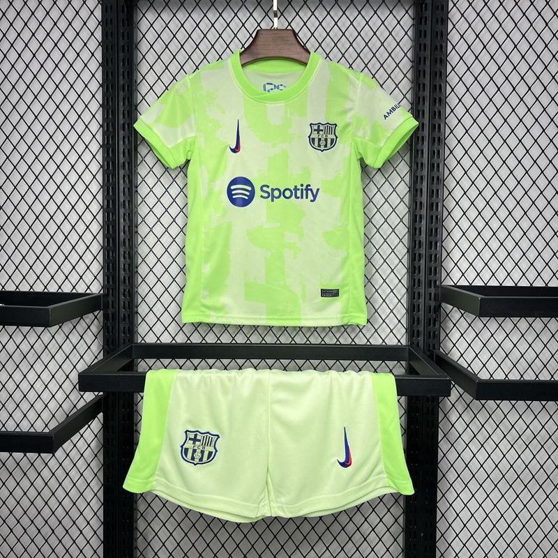 Kit Criança Barcelona 3º Equipamento 24-25 - La Liga