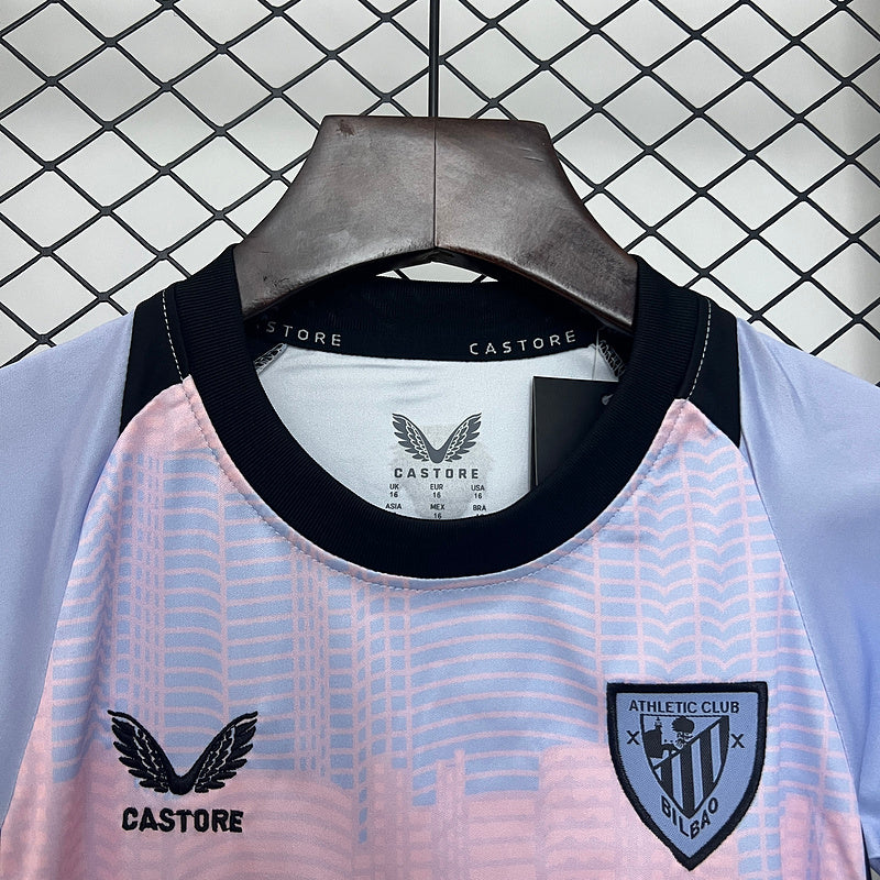 Kit Criança Athletic Bilbao 3º Equipamento 24-25 - La Liga