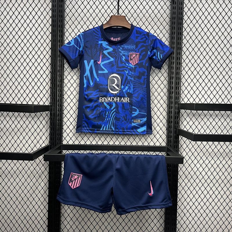 Kit Criança Atlético Madrid 3º Equipamento 24-25 - La Liga