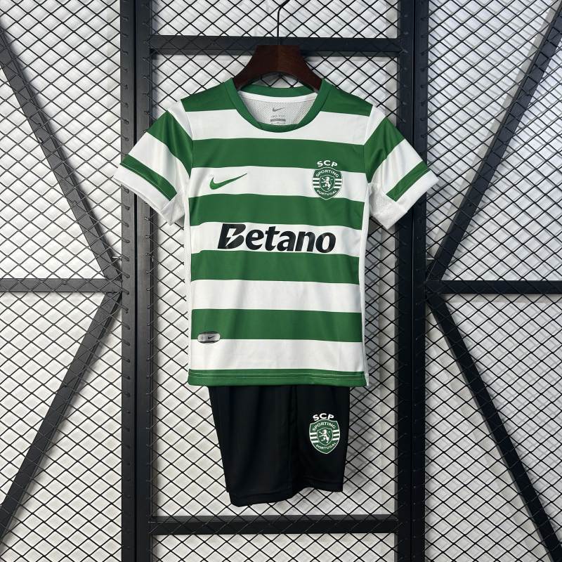 Kit Criança Sporting Principal 25-26 - Liga Betclic